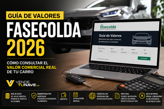 Noticia - Avalúo Fasecolda 2026: Tabla de valores | VendeTuNave