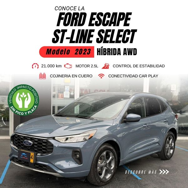 Ford Escape 2.5 St-Line Select Awd Ecvt Hibrida - imagen secundaria 1