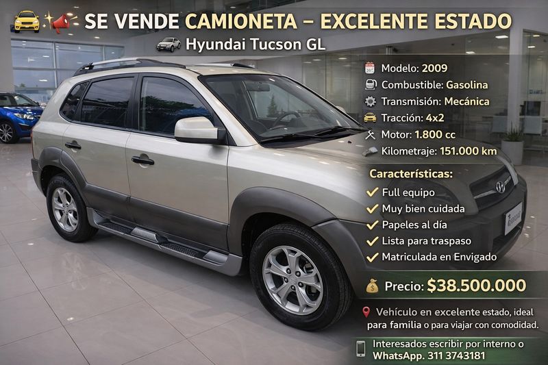 Hyundai Tucson GL 4x2