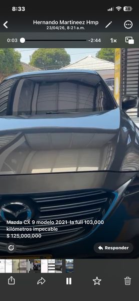 Mazda cx9 touring 2021 - imagen secundaria 1